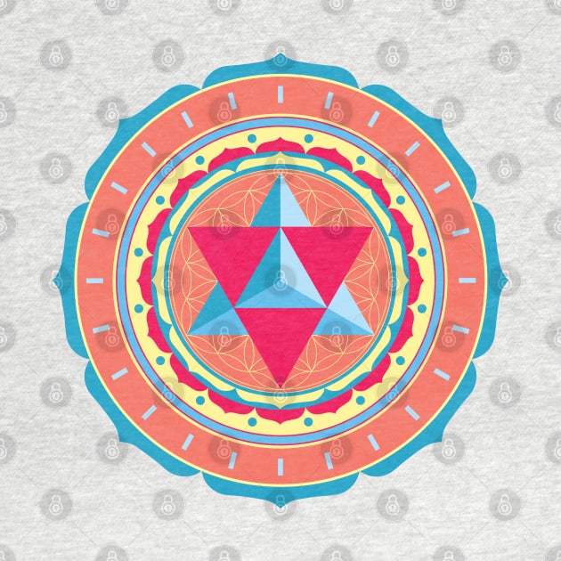 Merkaba Mandala by GalacticMantra